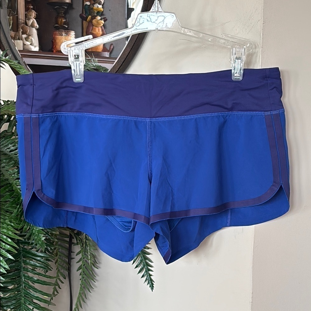 Lululemon Race Pace Shorts Swift Ultra Light Sapphire Blue Stretch Running Woven